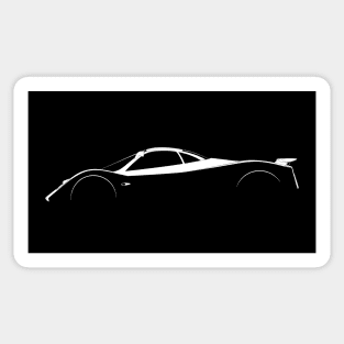 Pagani Zonda C12 Silhouette Sticker